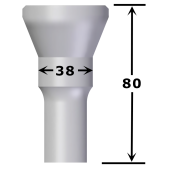 Poinçon rond n°PVA11 Ø 33,0 à 38,0 mm