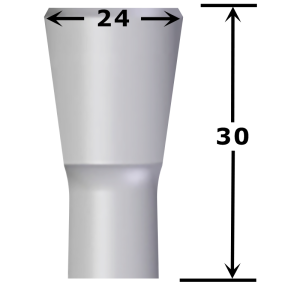 Poinçon rond n°PVA2 Ø 8,0 à 18,0 mm