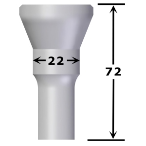 Poinçon rond n°PVA5 Ø 8,0 à 22,0 mm