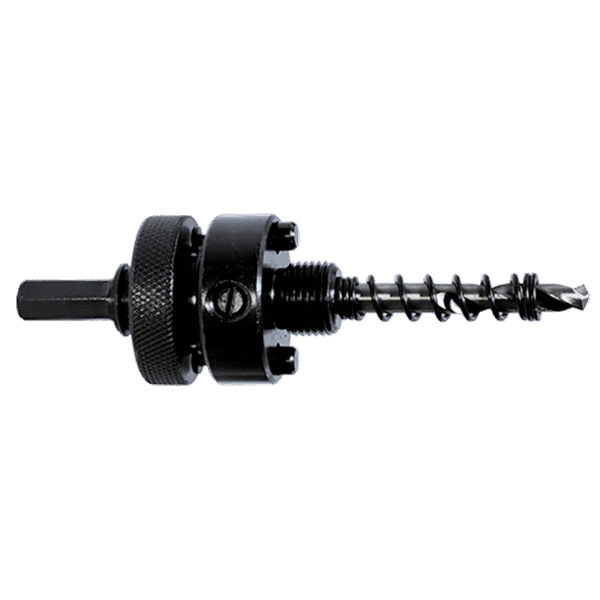 Arbre Ø 9,5 mm pour scie cloche Ø 32 à 210 mm