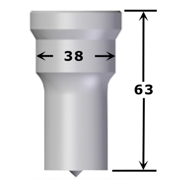 Poinçon oblong N°9004 maxi 20 x 35 mm