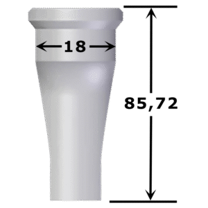 Poinçon rond n°A21922 Ø 8,0 à 18,0 mm