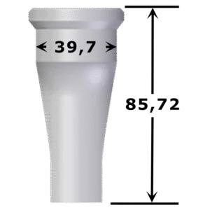 Poinçon oblong n°A26220 maxi 22,0 x 40,0 mm