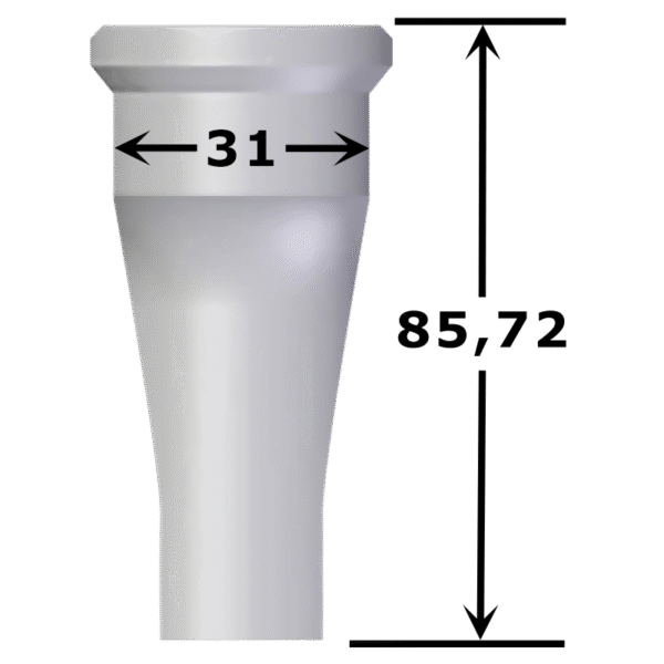 Poinçon rond n°A23912 Ø 8,0 à 31,0 mm