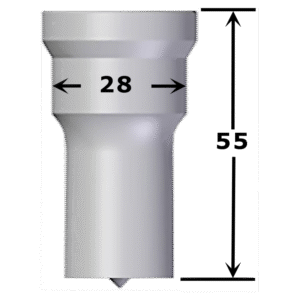 Poinçon rond n°1 Ø 4,0 à 28,0 mm