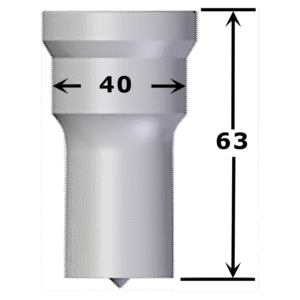 Poinçon rond n°3 Ø 29,0 à 40,0 mm