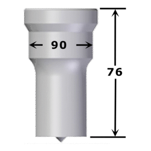 Poinçon carré N°11 de 42 à 63 mm