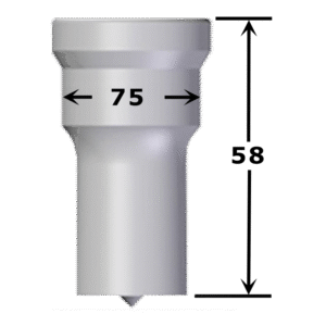 Poinçon carré N°12GK de 36 à 49 mm