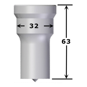 Poinçon oblong N°5 maxi 22 x 31 mm