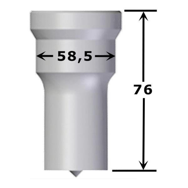 Poinçon rond N°7 Ø 40 à 58 mm