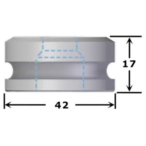 Matrice oblongue n°MALFOB maxi 20,0 x 24,0 mm