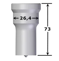 Poinçon rond N°3 Ø 8 à 26 mm