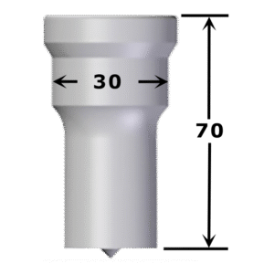 Poinçon rond n°PM2 Ø 15,5 à 30 mm