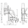 Perceuse magnétique RB 100 B RL-E capacité Ø 100 mm – Image 3