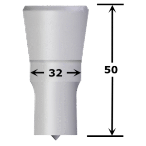 Poinçon rond n°PS3 Ø 22,5 à 32 mm