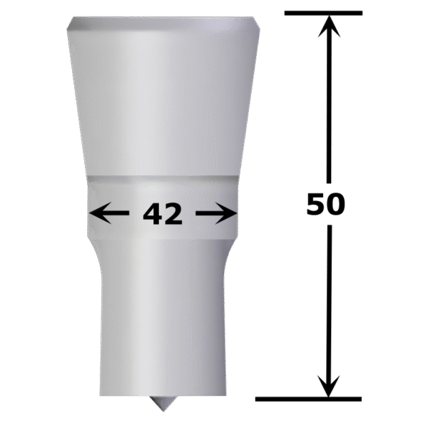Poinçon rond n°PS4 Ø 32,5 à 42 mm
