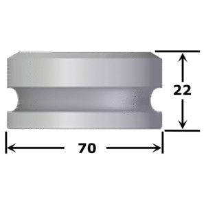 Matrice oblongue n°MVA14 maxi 24,0 x 48,0 mm