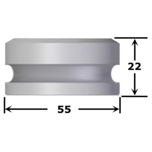 Matrice ronde n°MVA15 Ø 8,0 à 32,0 mm