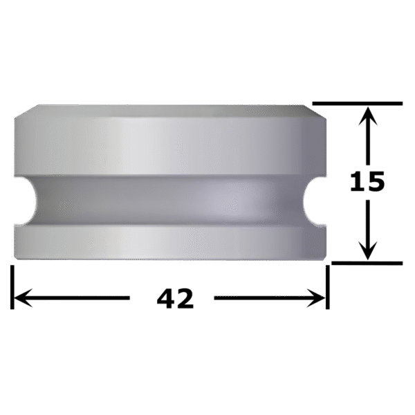 Matrice oblongue n°MVA8 maxi 12,0 x 24,0 mm