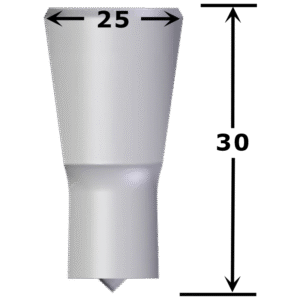 Poinçon rond n°PV2 Ø 4,0 à 18,0 mm
