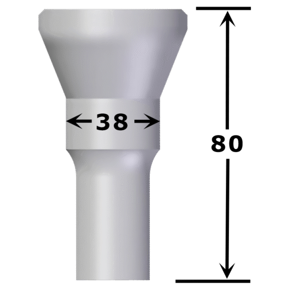 Poinçon rond n°PVA11 Ø 33,0 à 38,0 mm