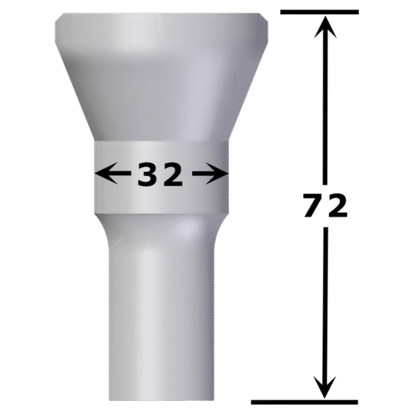 Poinçon rond n°PVA6 Ø 23,0 à 32,0 mm