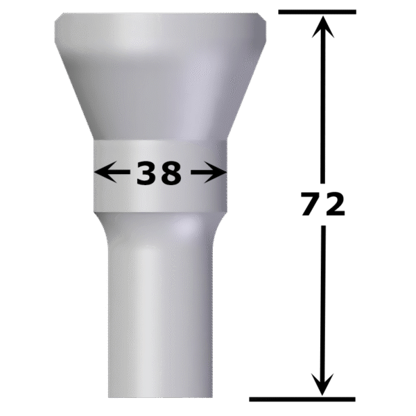 Poinçon rond n°PVA7 Ø 33,0 à 38,0 mm