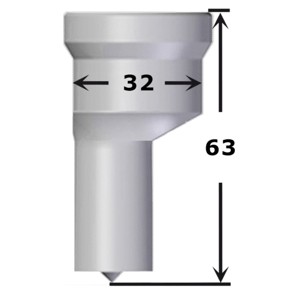Poinçon excentré N°5 Ø 4 à 20 mm