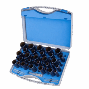 Coffret fraises HSS-XE Weldon 19 L 50 mm Ø 12 à 50 mm