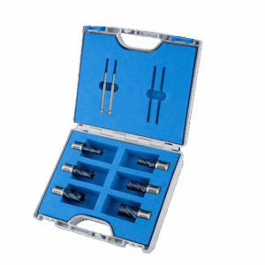 Coffret fraises HSS-XE Weldon 19 L 30 mm Ø 12 à 22 mm