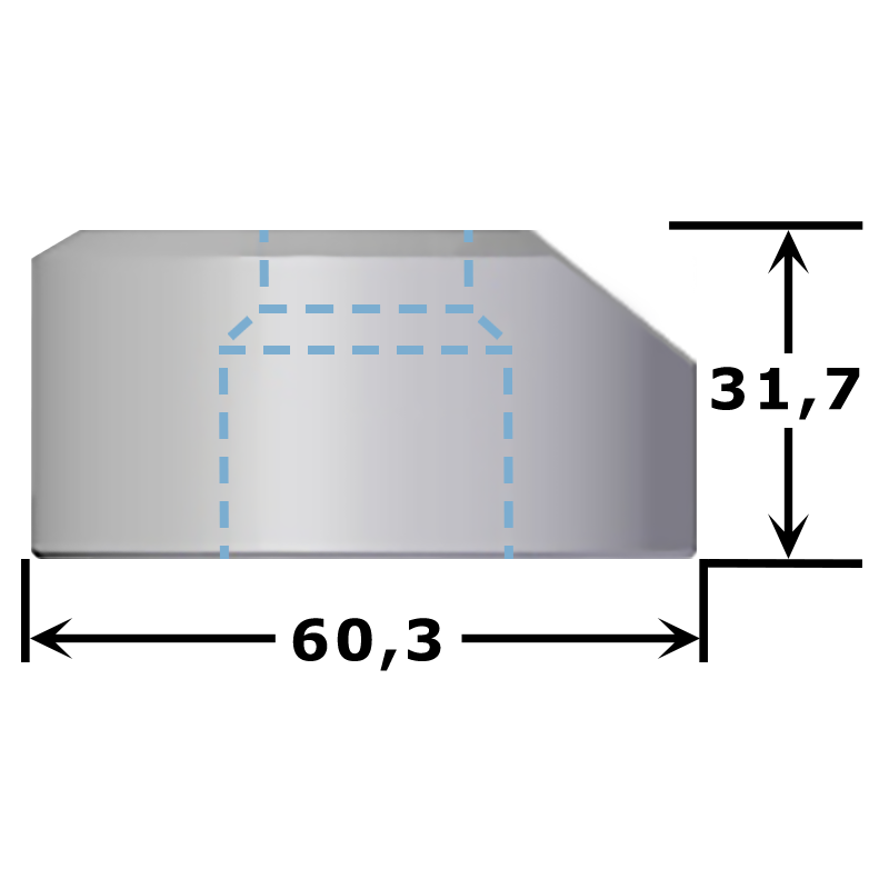 Matrice ronde n°A21578 Ø 8,0 à 32,0 mm