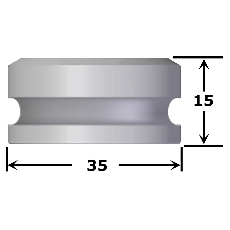 Matrice ronde n°MVA7 Ø 12,0 à 17,0 mm
