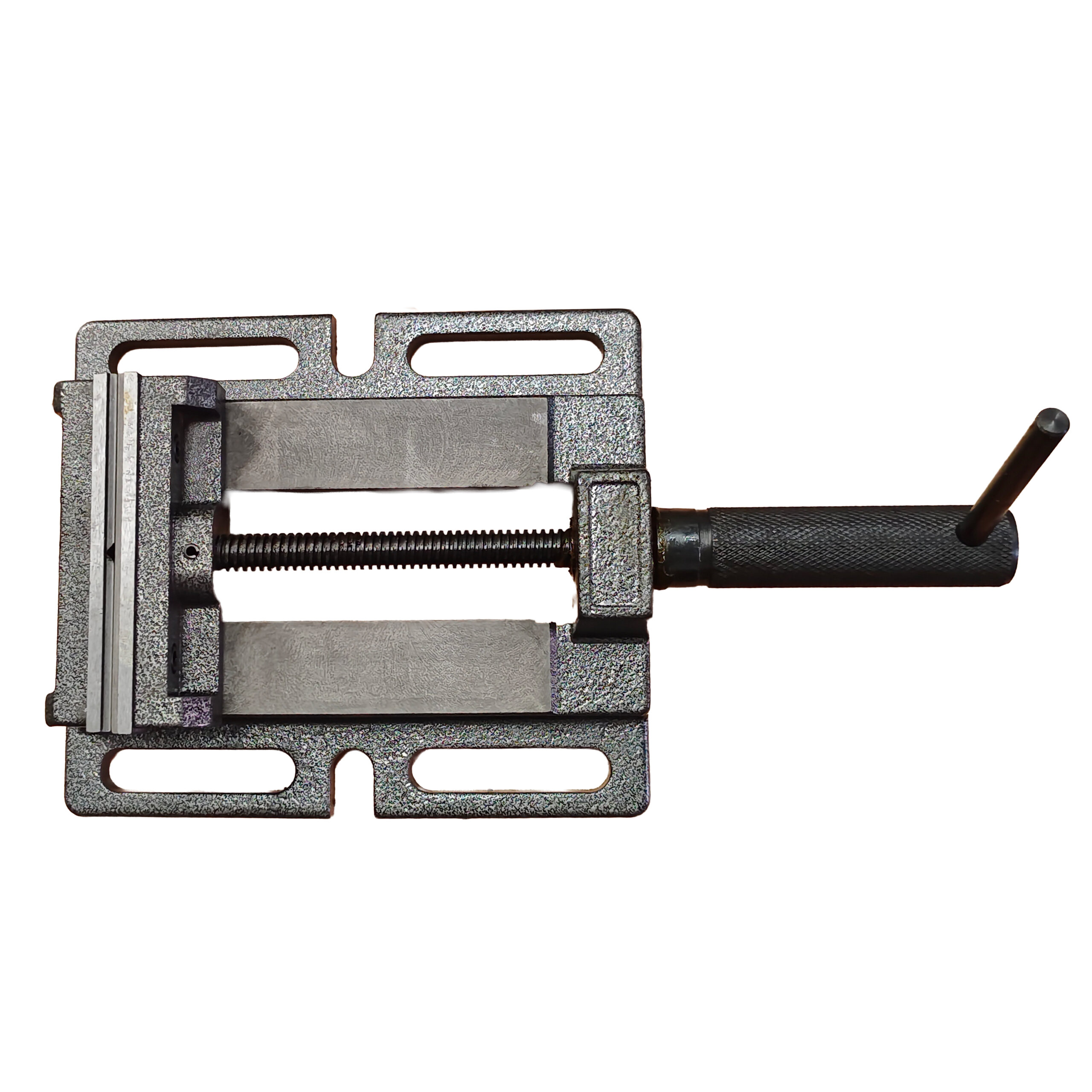 Étau de perçage professionnel 120 mm – Fonte aciérée, mors trempés – Image 2