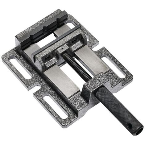 Étau de perçage professionnel 120 mm – Fonte aciérée, mors trempés